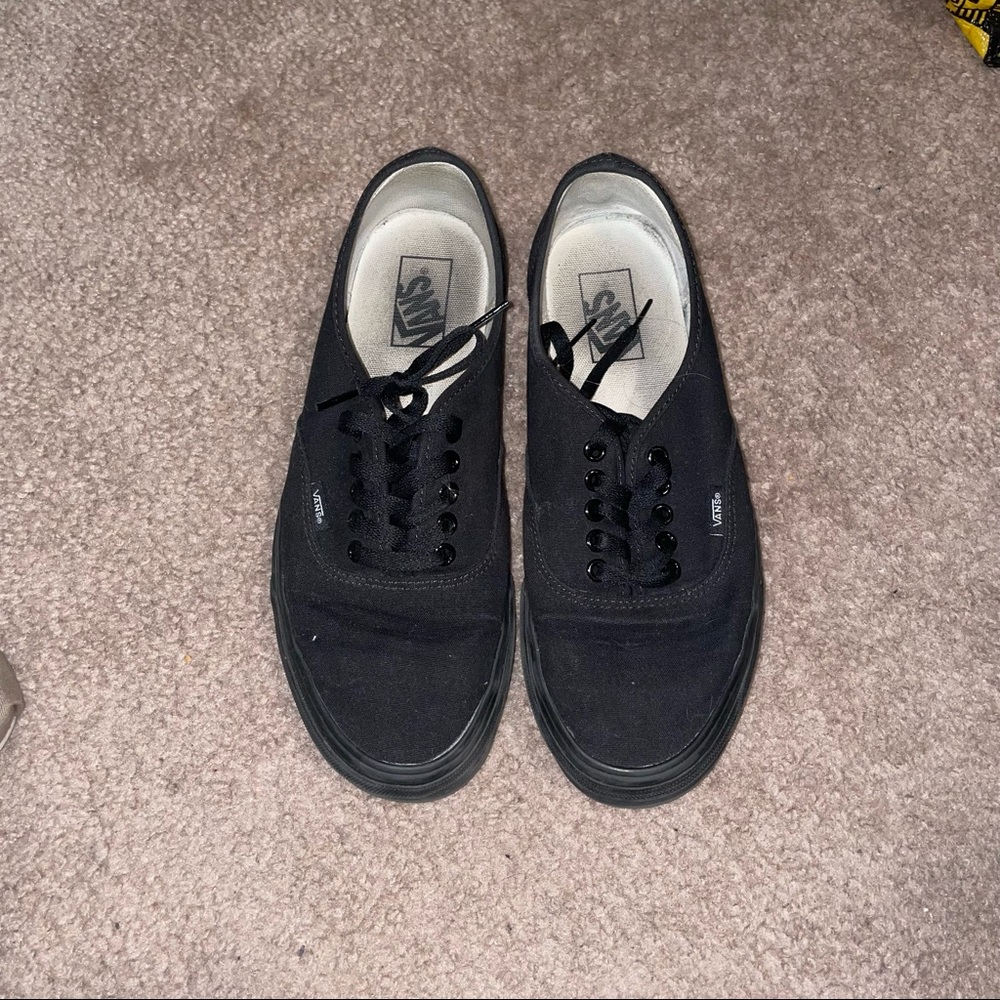 All black vans